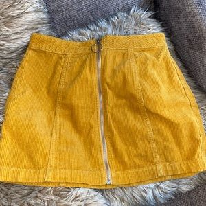 Forever 21 corduroy mustard skirt, size M, NWOT